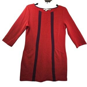 Boden Anita Ottoman Ribbed Dress Womens 6P Tunic Preppy Career Academia Twee‎